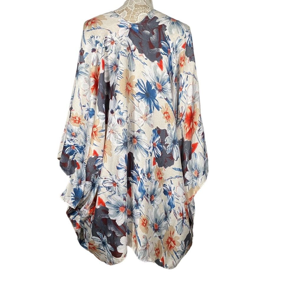 Lane Bryant Women summer Floral Pattern Cardigan, One Size - Picture 2 of 4